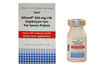 ALFASID 250 MG IM ENJ.ICIN TOZ ICEREN FLAKON